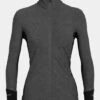 Icebreaker Womens Descender Long Sleeve Zip Top