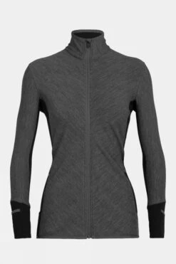 Icebreaker Womens Descender Long Sleeve Zip Top