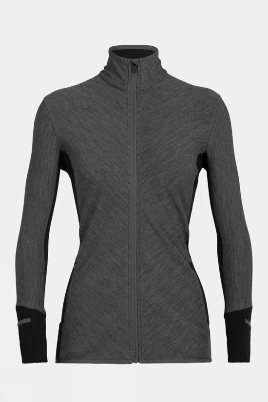 Icebreaker Womens Descender Long Sleeve Zip Top 1 Icebreaker Womens Descender Long Sleeve Zip Top
