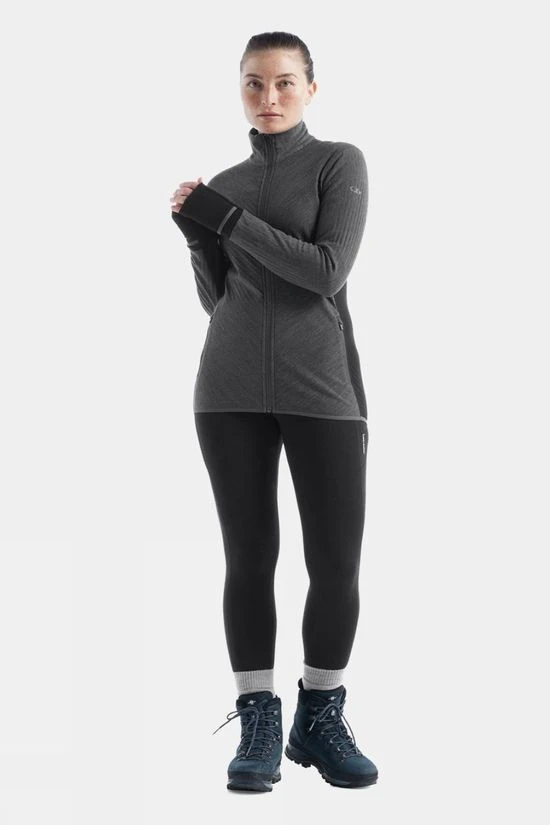 Icebreaker Womens Descender Long Sleeve Zip Top 4 Icebreaker Womens Descender Long Sleeve Zip Top - Image 4