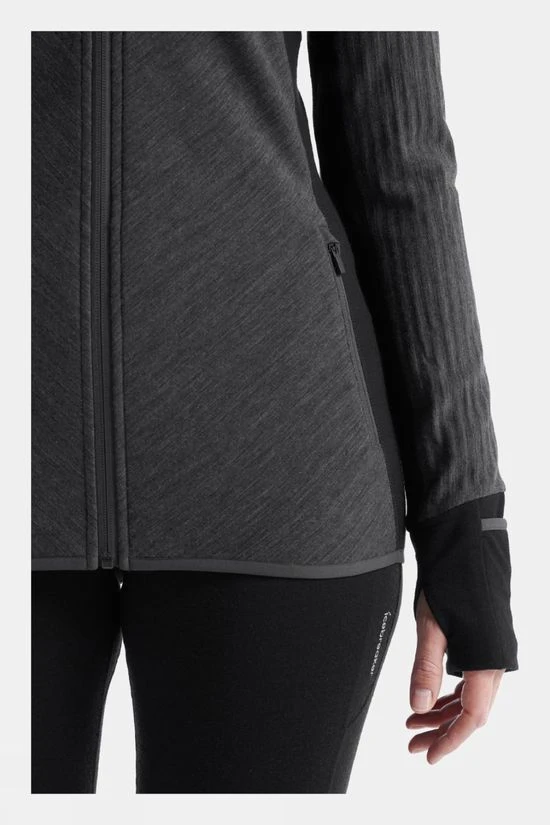 Icebreaker Womens Descender Long Sleeve Zip Top 6 Icebreaker Womens Descender Long Sleeve Zip Top - Image 6