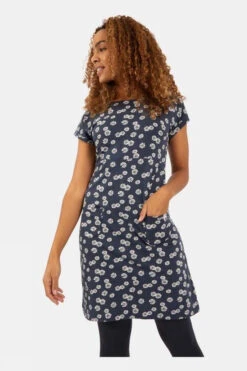 Weird Fish Womens Tallahassee Organic Printed Dress -Craghop Clothing Shop a4d144694444b