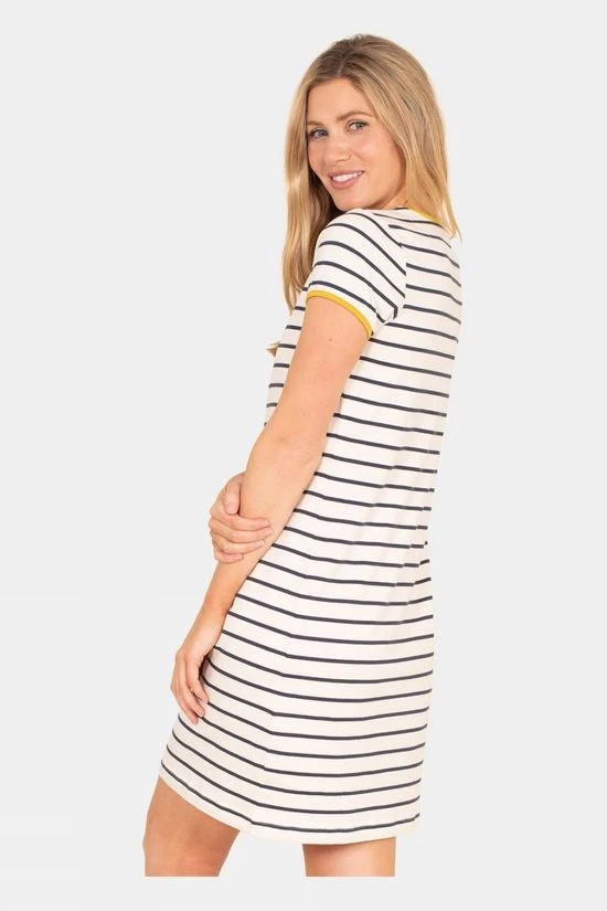 Brakeburn Womens Stripe Jersey Dress 2 Brakeburn Womens Stripe Jersey Dress - Image 2