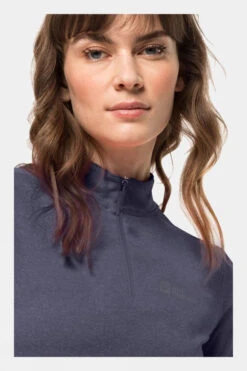 Jack Wolfskin Womens Sky Thermal Half Zip Top -Craghop Clothing Shop b11bab0074 7171 o