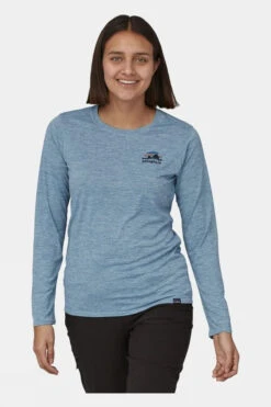 Patagonia Womens Long Sleeve Capilene Cool Daily Graphic T-Shirt -Craghop Clothing Shop b11bab0096 4385 c