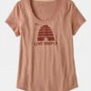 Patagonia Womens Live Simply Hive Scoop Tee