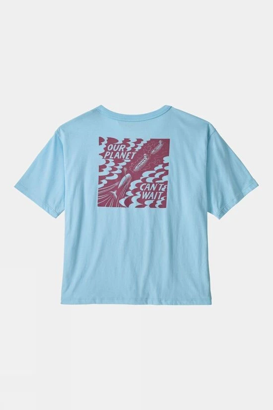 Patagonia Womens Our Planet Can't Wait ROC Pilot Easy-Cut Pocket Tee 2 Patagonia Womens Our Planet Can't Wait ROC Pilot Easy-Cut Pocket Tee - Image 2