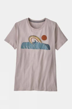 Patagonia Womens Rainbow Rail Organic Crew Tee