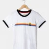 Saltrock Womens Celeste Stripe Ringer Tee
