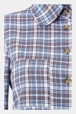 Troy London Womens Round Collar Check Shirt 9 Troy London Womens Round Collar Check Shirt -Craghop Clothing Shop b11bcb0037 4040 o