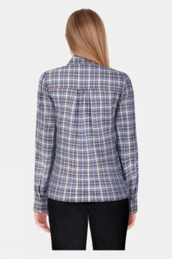 Troy London Womens Round Collar Check Shirt 11 Troy London Womens Round Collar Check Shirt -Craghop Clothing Shop b11bcb0037 4040 u