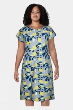 Weird Fish Womens Tallahassee Organic Printed Jersey Dress -Craghop Clothing Shop b11dd90074 4020 t