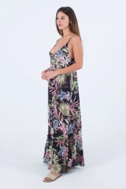 Hurley Womens Summer Palm Ruffle Maxi Dress -Craghop Clothing Shop b11dd90144 7087 c