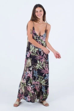 Hurley Womens Summer Palm Ruffle Maxi Dress -Craghop Clothing Shop b11dd90144 7087 f