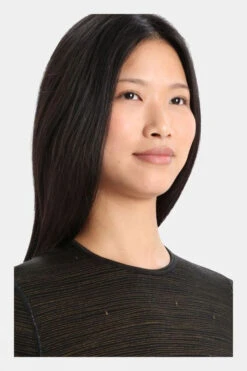 Icebreaker Womens 200 Oasis Long Sleeve Ski Tracks Crew Top -Craghop Clothing Shop b11gab0066 7070 e