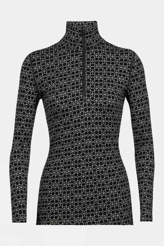 Icebreaker Womens 250 Vertex Long Sleeve Half Zip Alpine Geo Top 1 Icebreaker Womens 250 Vertex Long Sleeve Half Zip Alpine Geo Top
