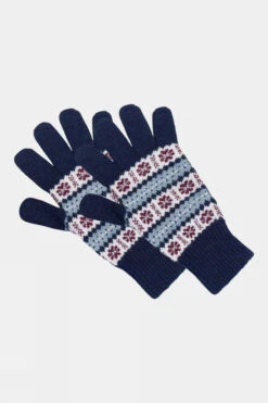 Brora Womens Cashmere Fair Isle Gloves