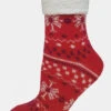 Yaktrax Snowflake Cabin Socks