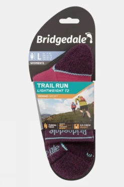 Bridgedale Womens Lightweight T2 Merino Sport 3/4 Crew Socks -Craghop Clothing Shop b6114552 9191 j