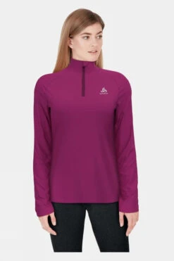 Odlo Womens Essential Ceramiwarm Half Zip Midlayer -Craghop Clothing Shop c11bee0010 3434 t