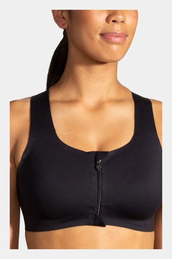 Brooks Womens Dare Zip 2.0 Run Bra 2 Brooks Womens Dare Zip 2.0 Run Bra - Image 2
