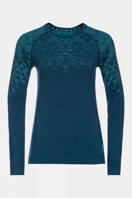 Odlo Womens Kinship PW 200 Long Sleeve Crew Neck Top 1 Odlo Womens Kinship PW 200 Long Sleeve Crew Neck Top