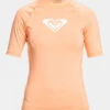 Roxy Womens Whole Hearted Short Sleeve Rashguard