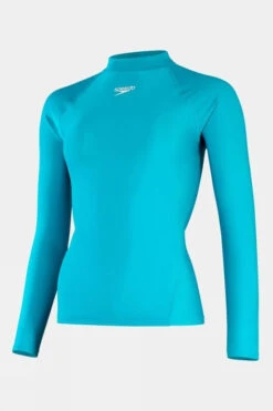 Speedo Womens Long Sleeve Rash Top Swimwear Top