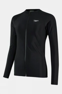 Speedo Womens Long Sleeved Zip Sun Protection Top