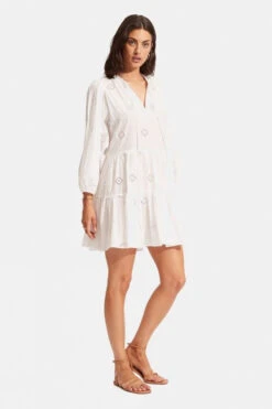 Seafolly Womens Embroidery Tiered Dress 8 Seafolly Womens Embroidery Tiered Dress -Craghop Clothing Shop f11dd90082 1010 c