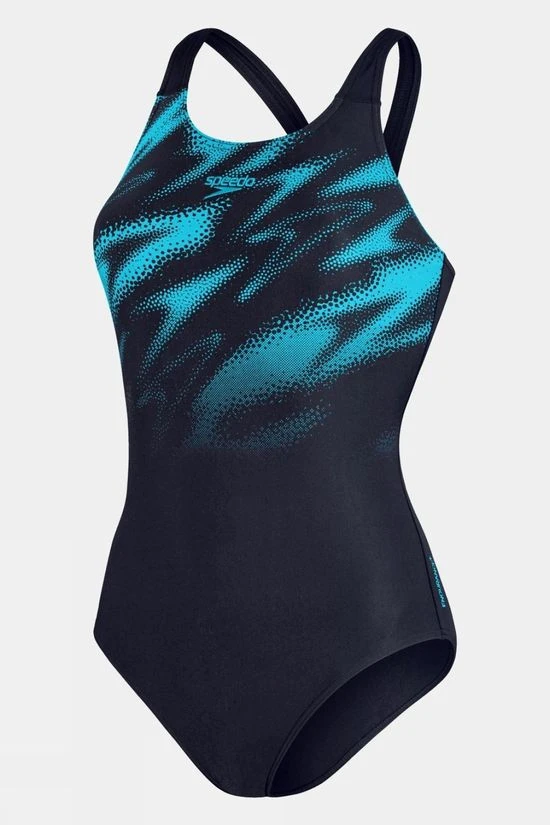 Speedo Womens Eco+ Hyperboom Placement Muscleback Swimsuit 1 Speedo Womens Eco+ Hyperboom Placement Muscleback Swimsuit