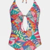 Barts Womens Flinder Halter One Piece Swimsuit
