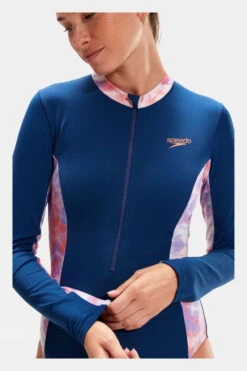 Speedo Womens Long Sleeve Panel Swimsuit -Craghop Clothing Shop f11ib90195 4085 f