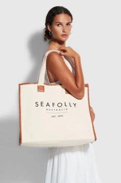 Seafolly Canvas Tote Bag -Craghop Clothing Shop f11jcd0009 2828 h