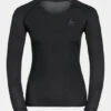 Odlo Womens Active F-Dry Light Eco Long Sleeves Baselayer Top