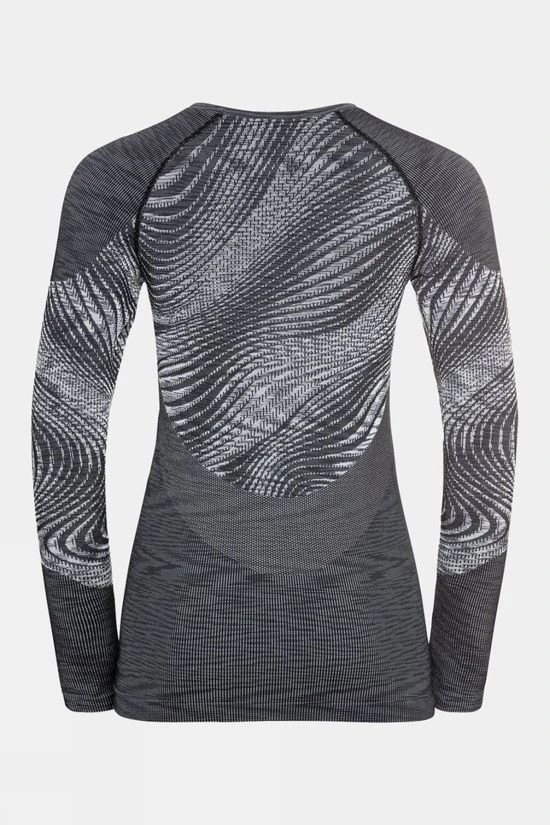 Odlo Womens Blackcomb ECO Long Sleeve Crew Neck Baselayer 2 Odlo Womens Blackcomb ECO Long Sleeve Crew Neck Baselayer - Image 2