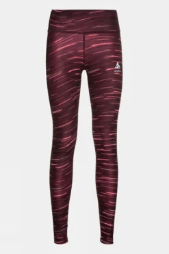 Odlo Womens Zeroweight Print Reflective Tights